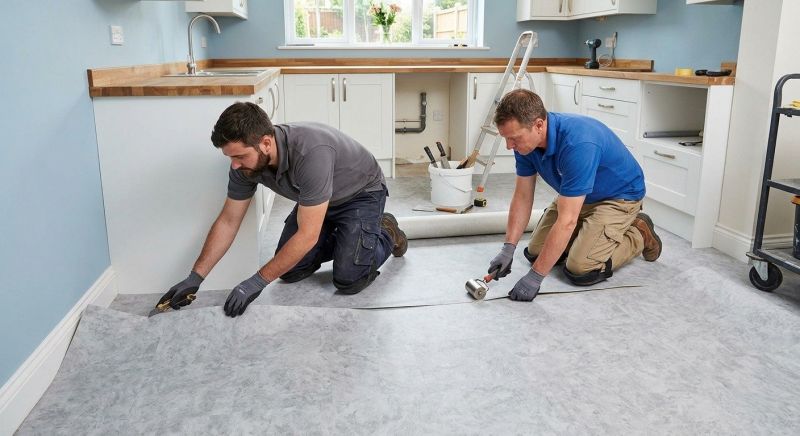 Sheet Linoleum Installation in Northborough, MA
