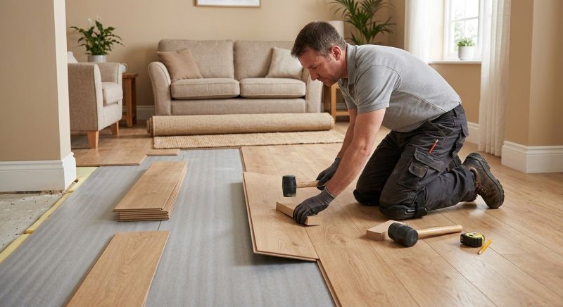 Laminate Floor Installation in Milford, NH