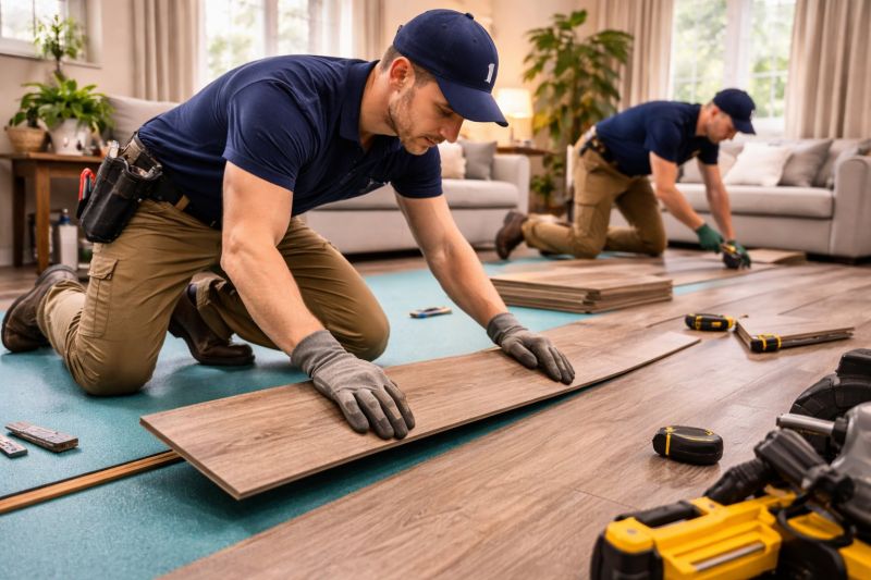 Laminate Floor Replacement in Andover, MA