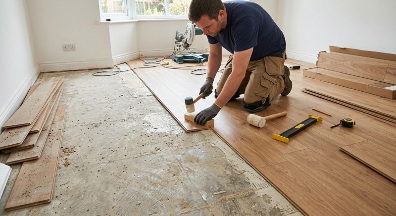 Laminate Floor Replacement in Brighton, MA