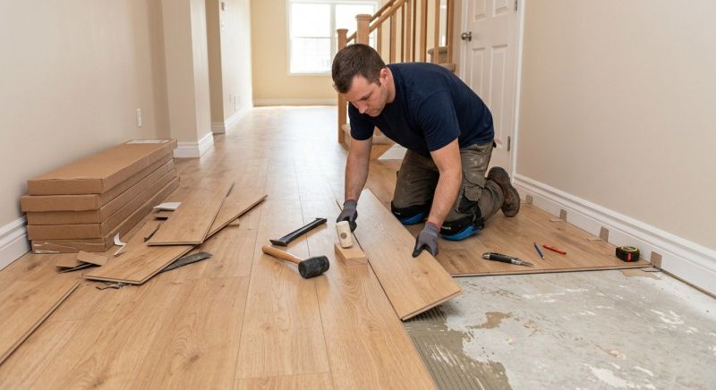 Laminate Floor Replacement in Clinton, MA
