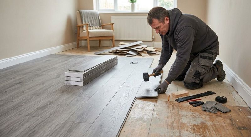 Laminate Floor Replacement in Stoneham, MA