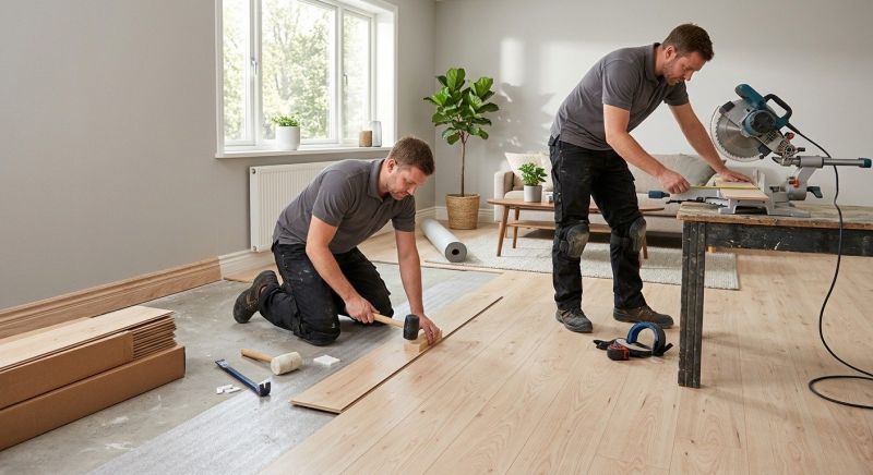 Laminate Wood Installation in Westford, MA