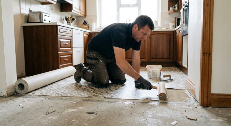Linoleum Floor Installation in Leominster, MA