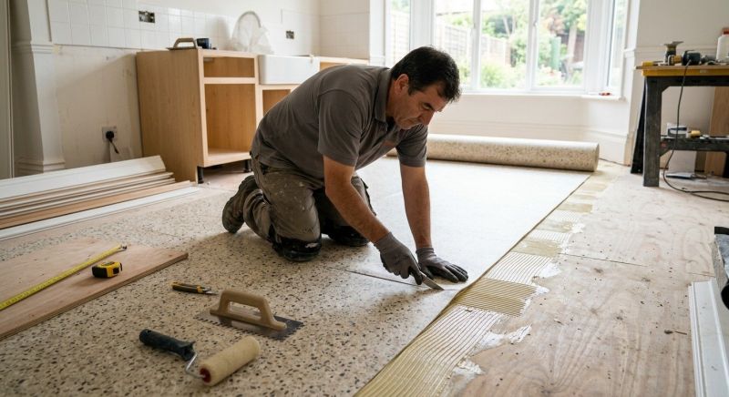 Linoleum Floor Installation in Marlborough, MA