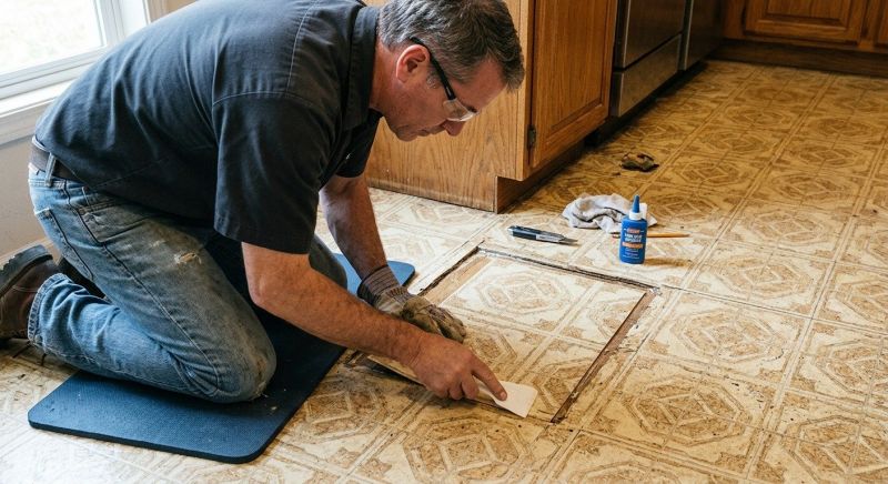 Linoleum Floor Installation in Peabody, MA