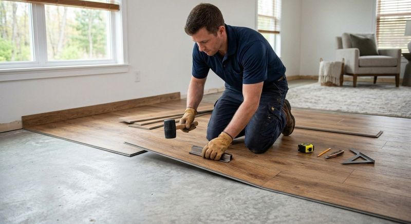 Luxury Vinyl Tile Installation in Lancaster, MA