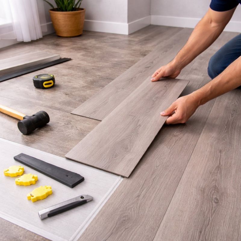 Luxury Vinyl Tile Installation in Milford, NH