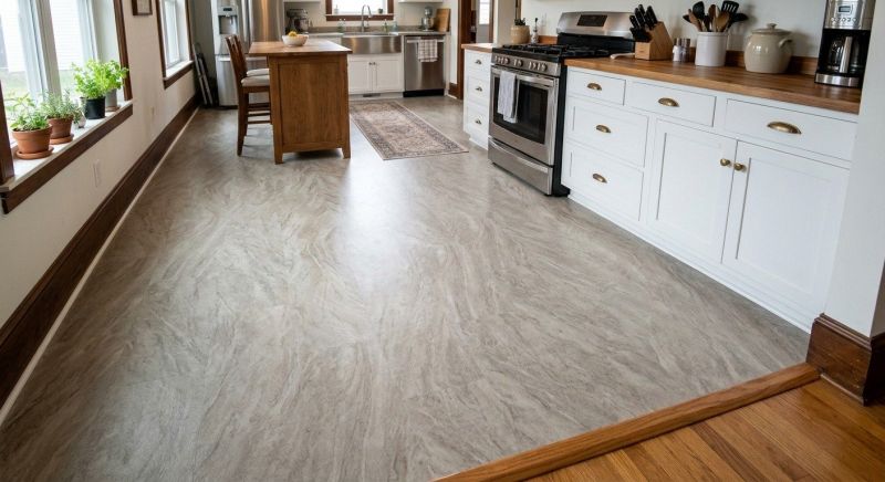 Sheet Linoleum Installation in Lancaster, MA