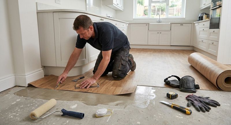 Sheet Linoleum Installation in Leominster, MA