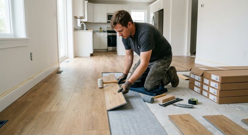 Vinyl Flooring Installation in Shirley, MA