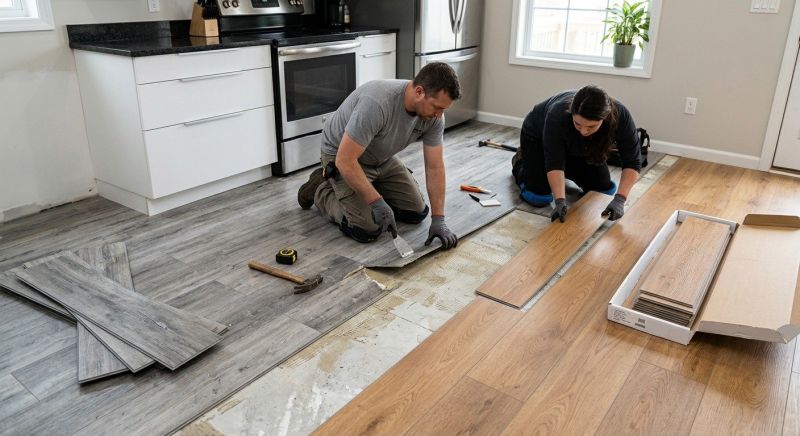 Vinyl Tile Installation in Westford, MA
